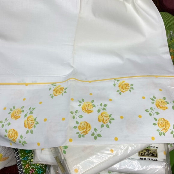 70s Floral Sheet NOS - Picture 11 of 11